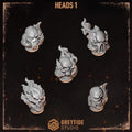Cursed Company Heads - Set 1 (5 Pieces)