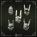 Eternal Pilgrims Heads - Set 6 (5 Pieces) – 3D printed heads for 40k miniatures, New Zealand