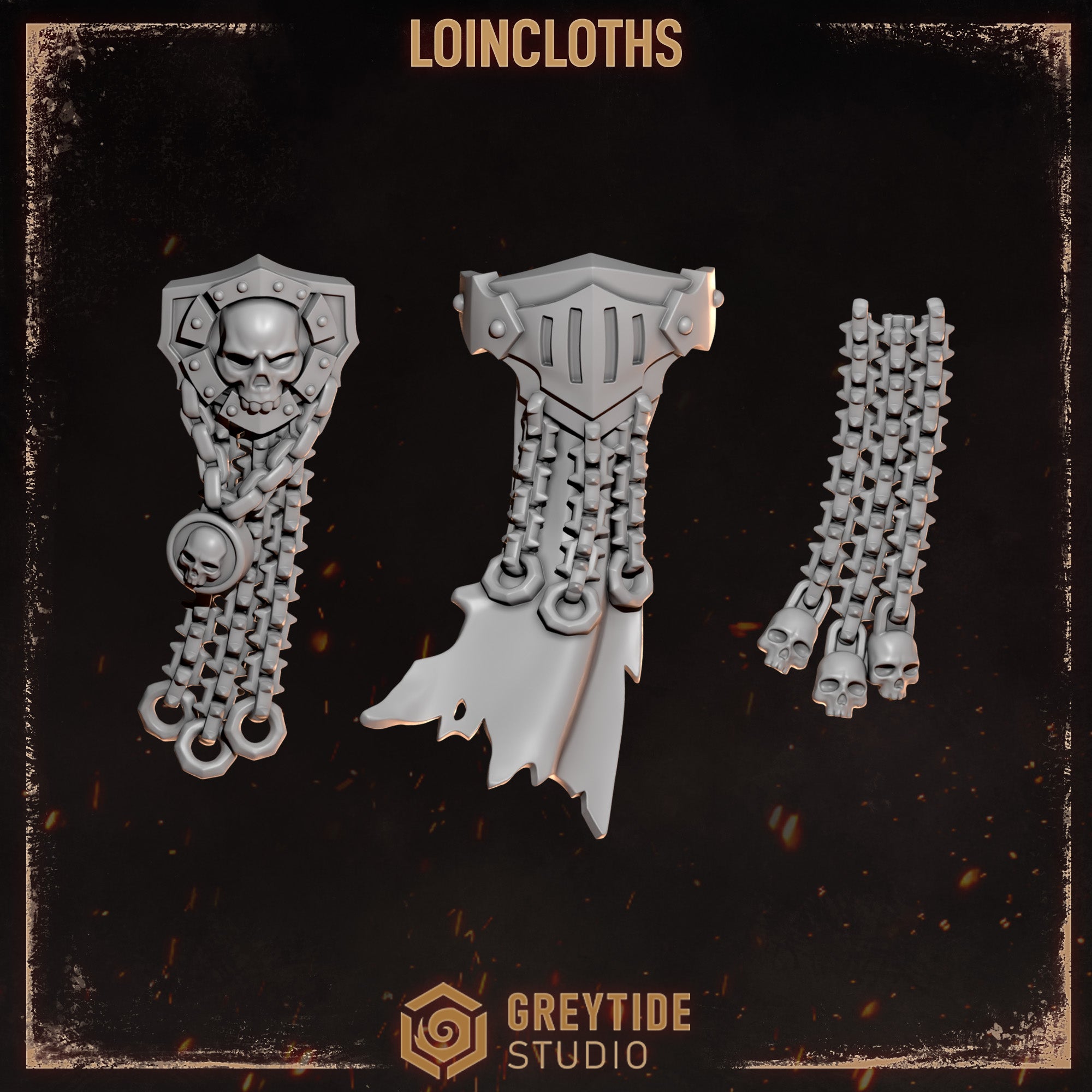 Cursed Company Loincloths (3 Pieces)
