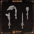 Cursed Company Melee Weapons (4 Pieces)
