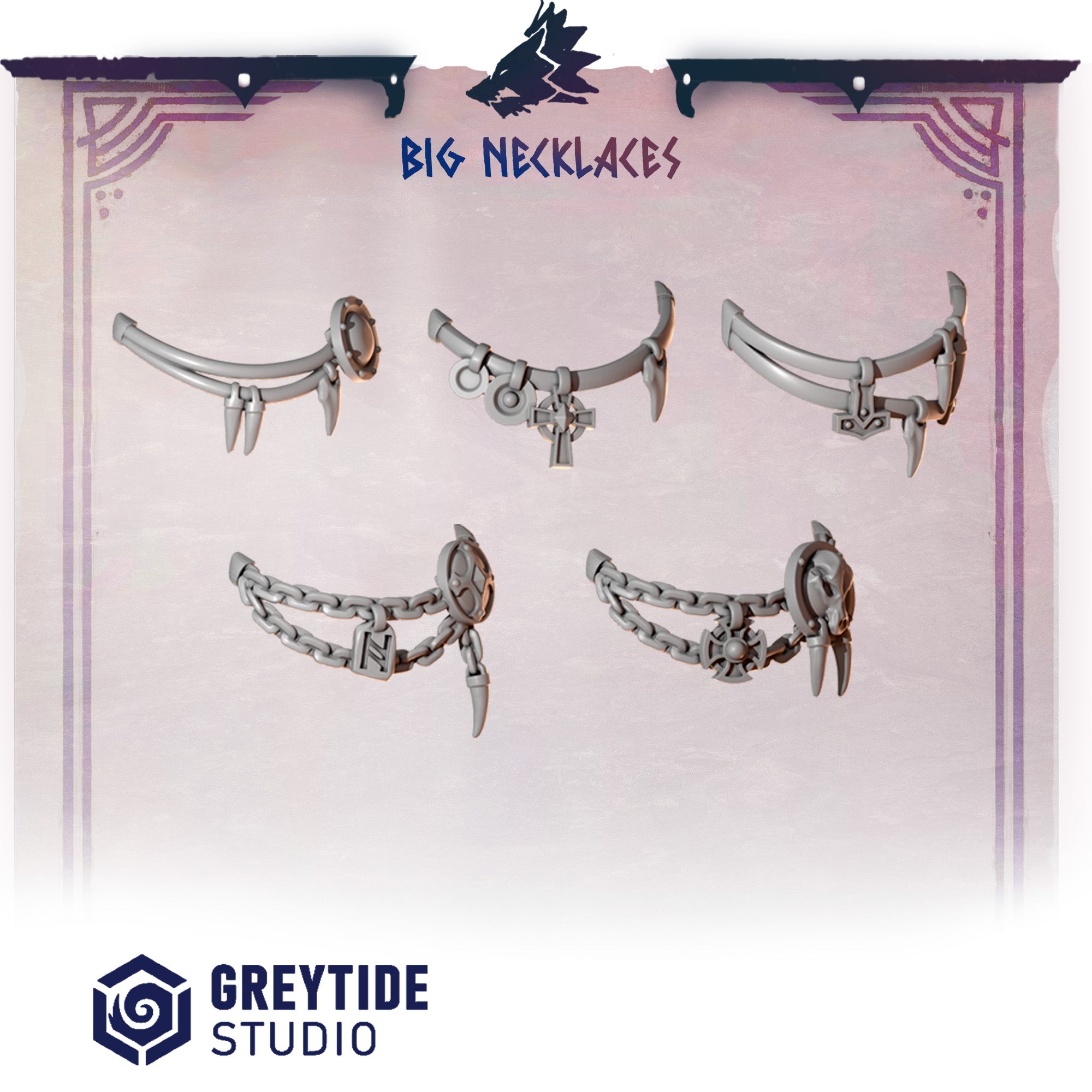 Primal Hounds Big / Terminator Necklaces (5 Pieces)