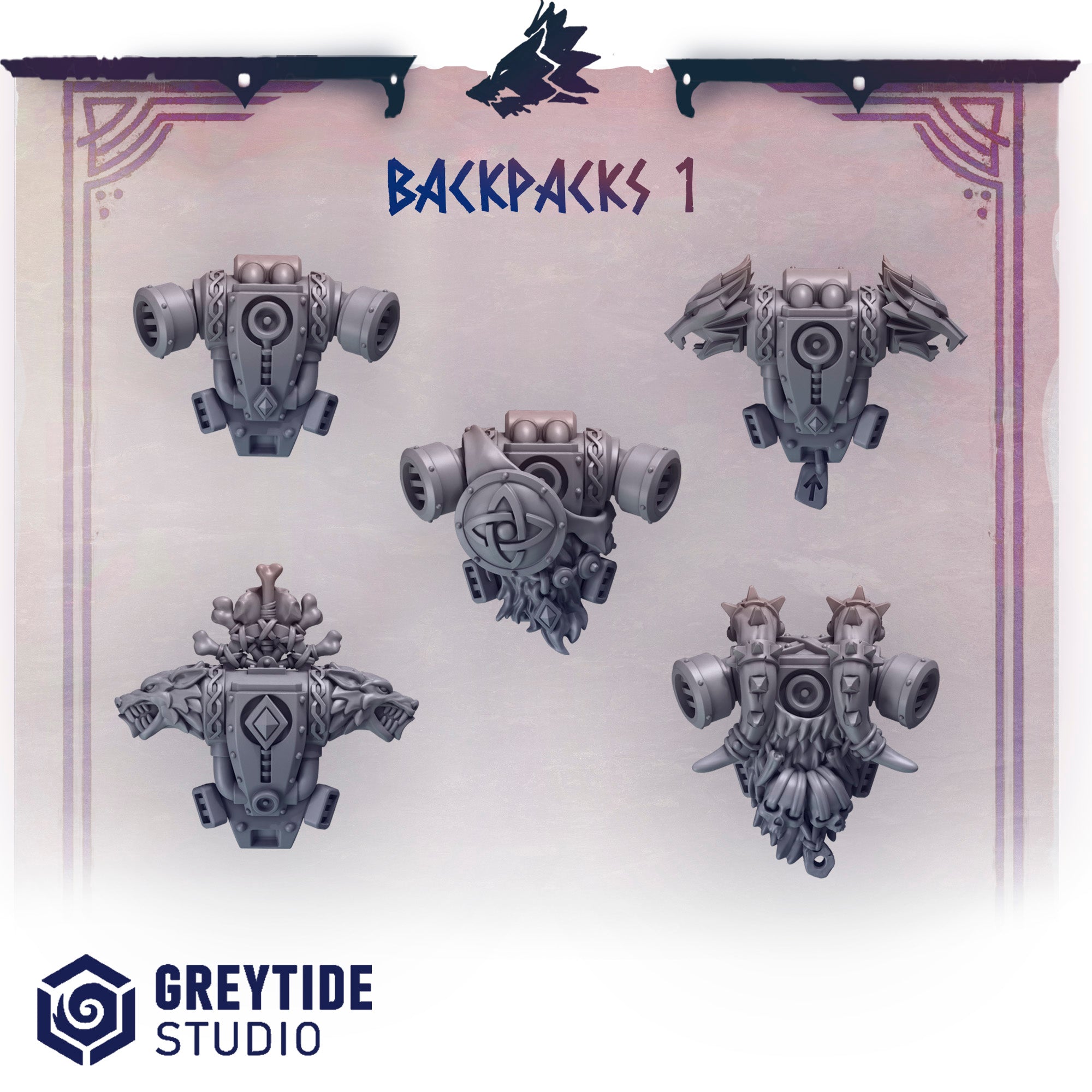 Primal Hounds Backpack - Set 1 (5 Pieces)