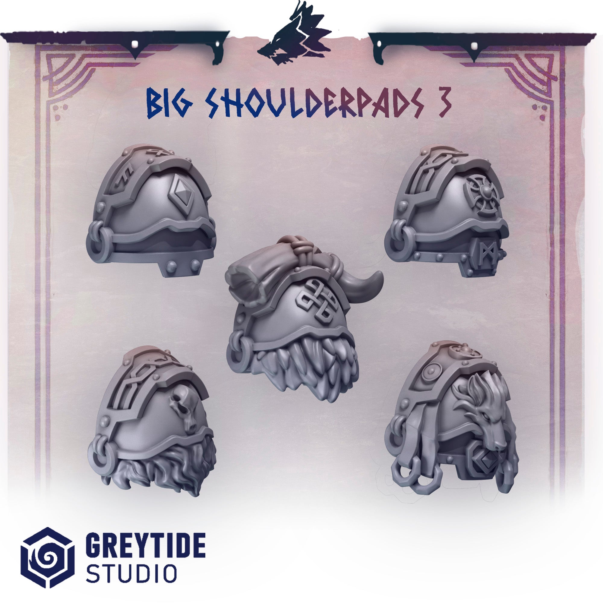 Primal Hounds Big/Terminator Shoulder pads - Set 3 (5 Pieces)