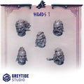 Primal Hounds Heads - Set 1 (5 Pieces)