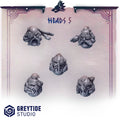 Primal Hounds Heads - Set 5 (5 Pieces)