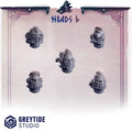 Primal Hounds Heads - Set 6 (5 Pieces)
