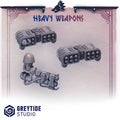 Primal Hounds Heavy Weapons (3 Pieces) – 3D printed weapons for 40k miniatures, New Zealand