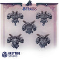 Primal Hounds Jetpacks (5 Pieces) – 3D printed bits for 40k miniatures, New Zealand