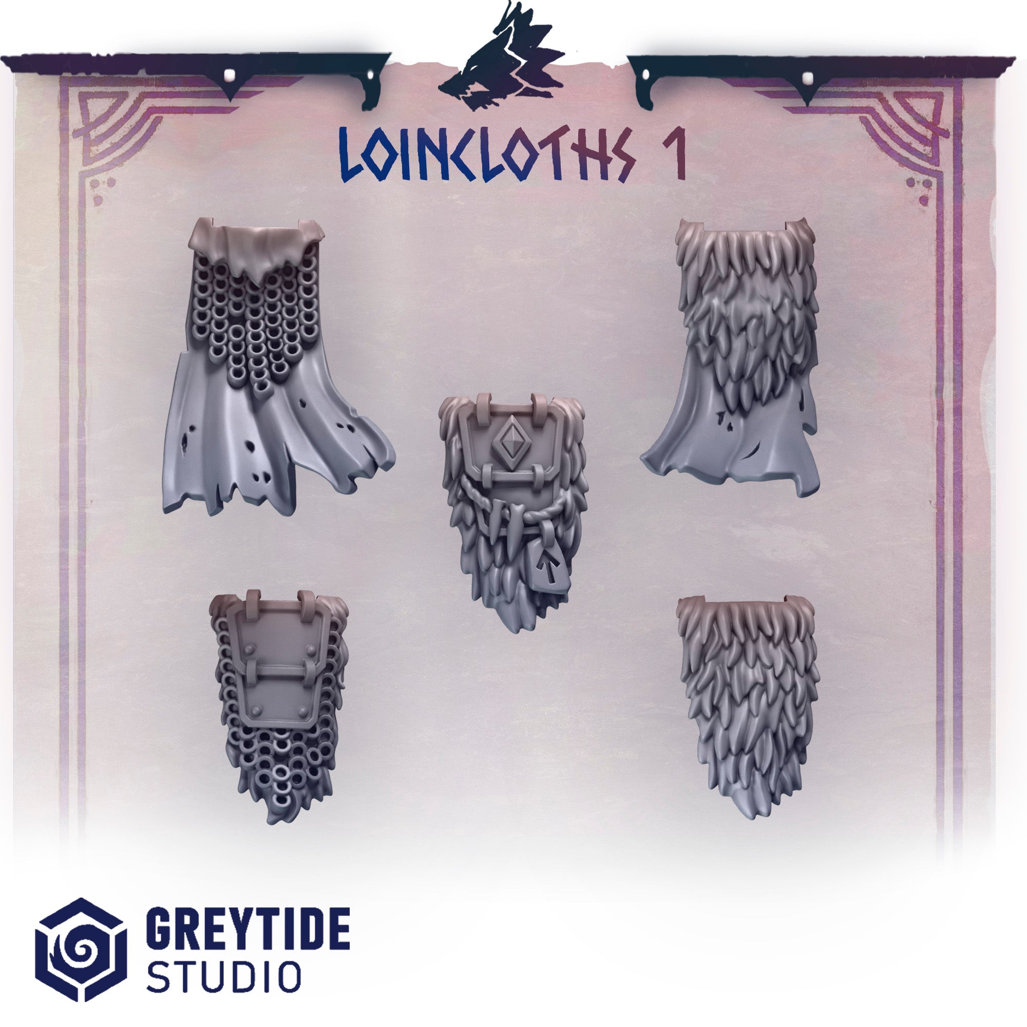 Primal Hounds Loincloths - Set 1 (5 Pieces)