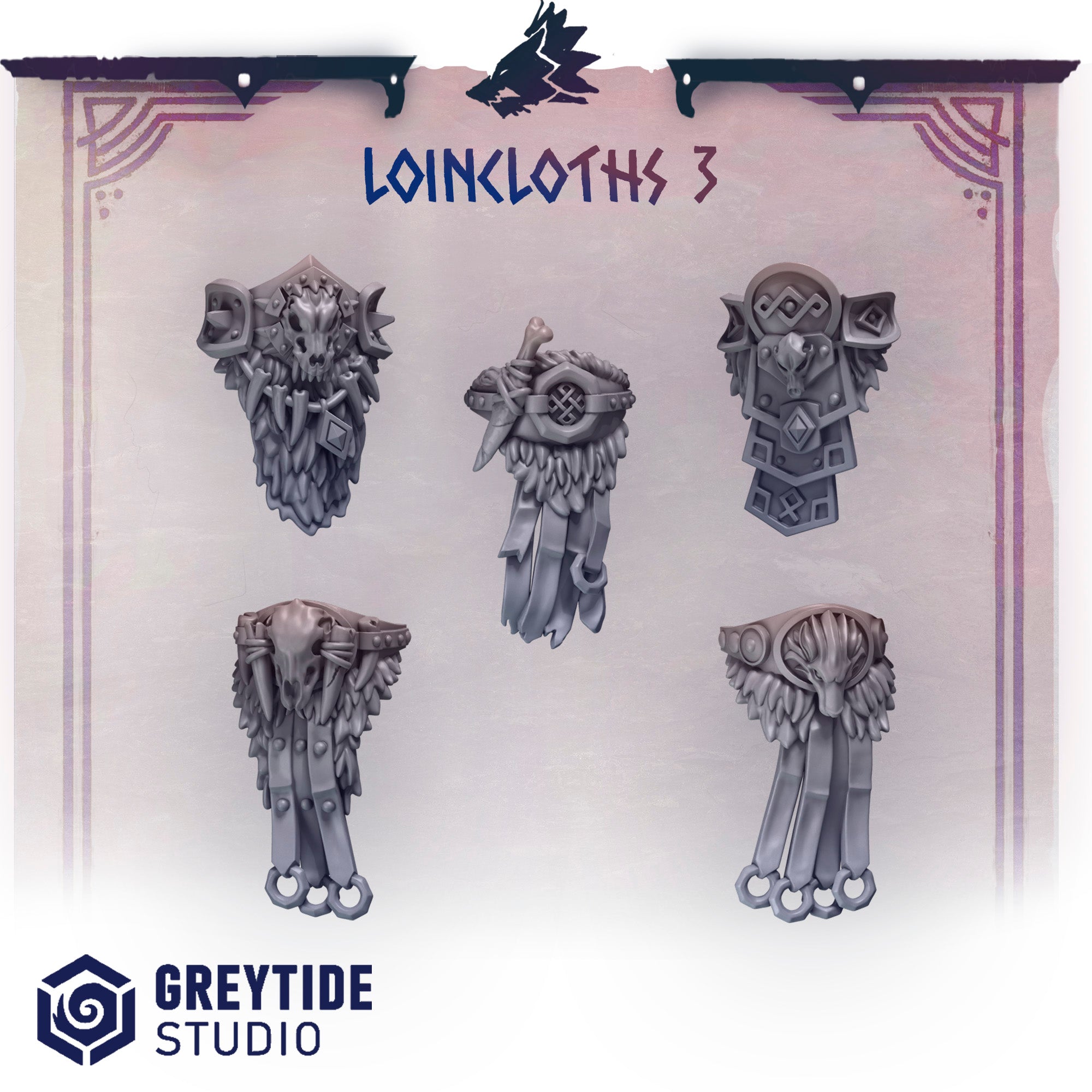 Primal Hounds Loincloths - Set 3 (5 Pieces)