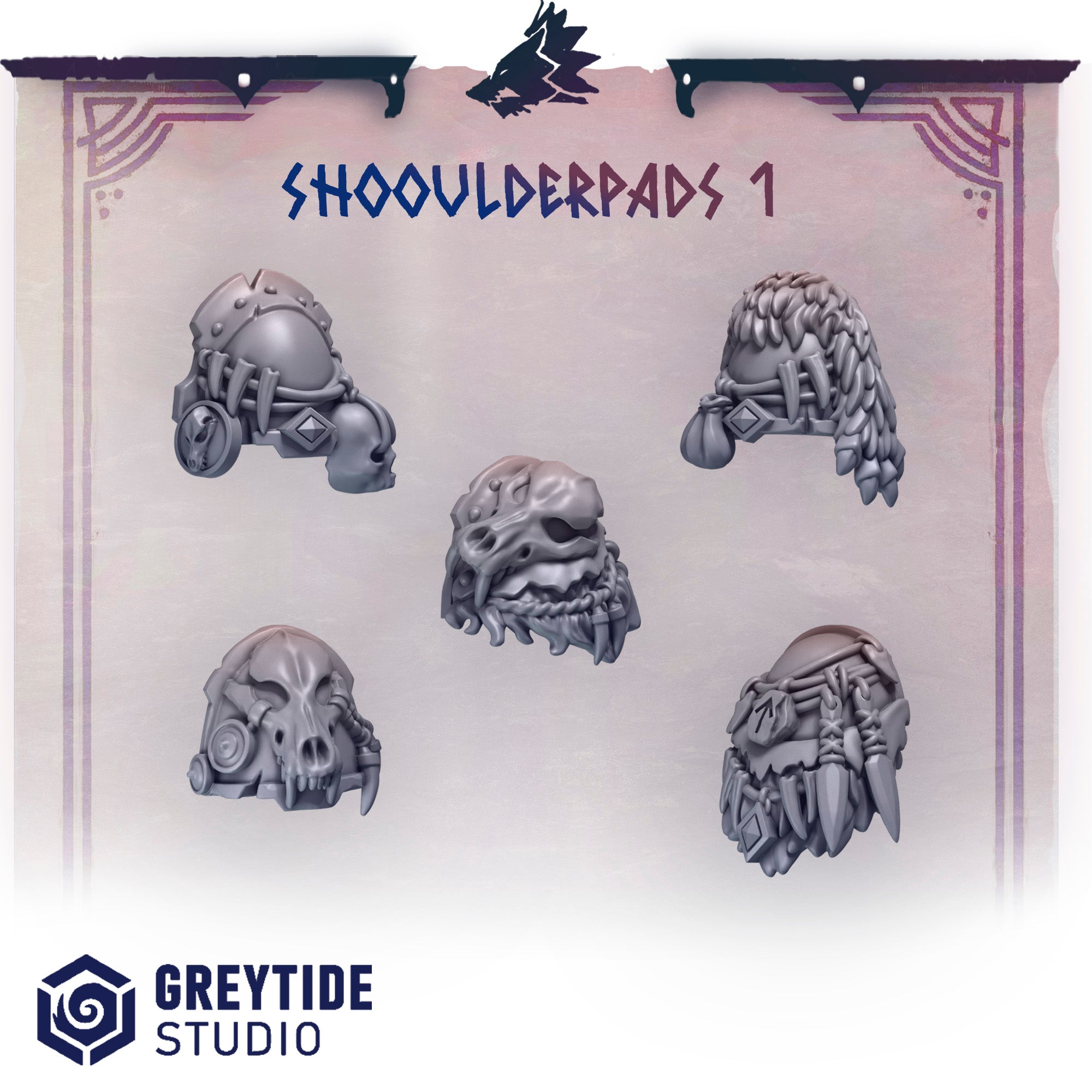 Primal Hounds Shoulder pads - Set 1 (5 Pieces)