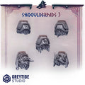 Primal Hounds Shoulder pads - Set 3 (5 Pieces)