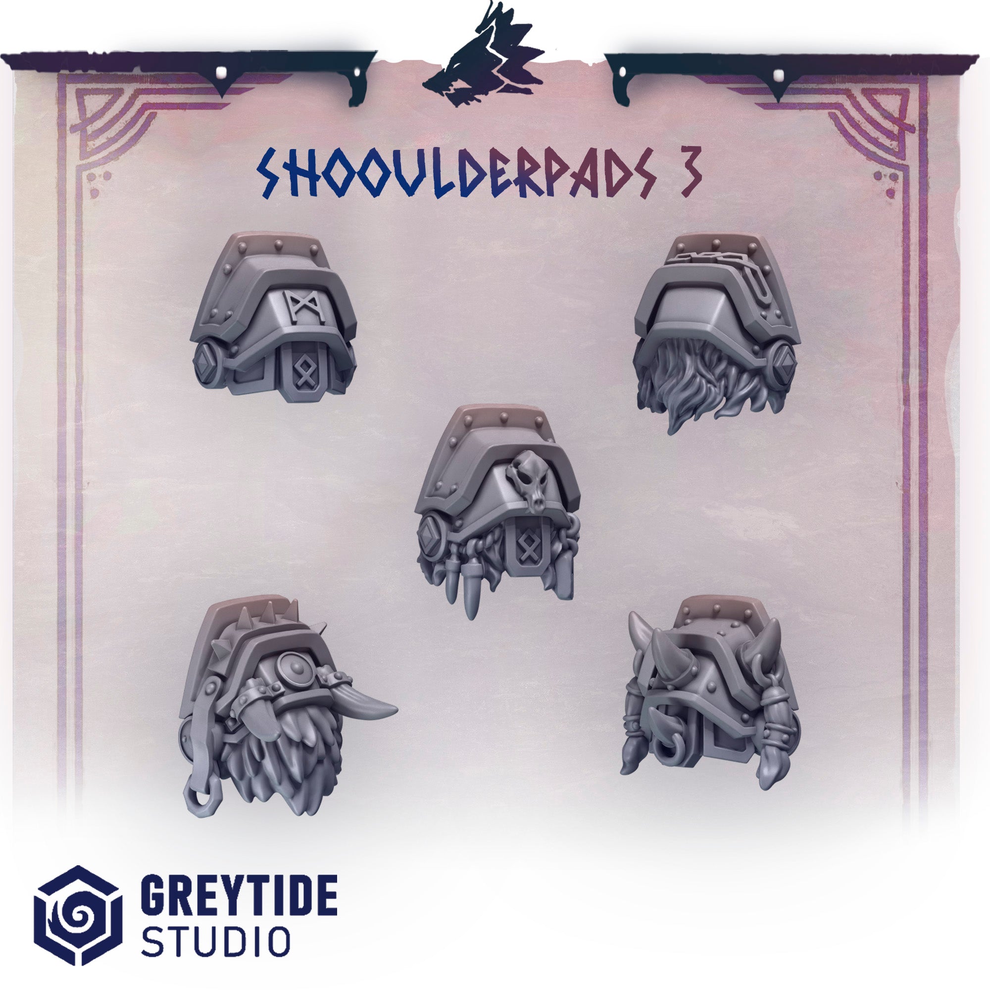 Primal Hounds Shoulder pads - Set 3 (5 Pieces)