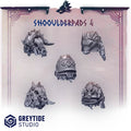 Primal Hounds Shoulder pads - Set 4 (5 Pieces)