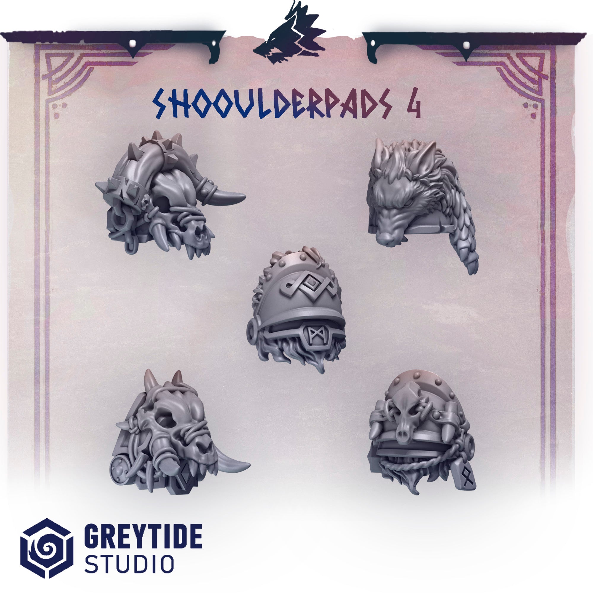 Primal Hounds Shoulder pads - Set 4 (5 Pieces)