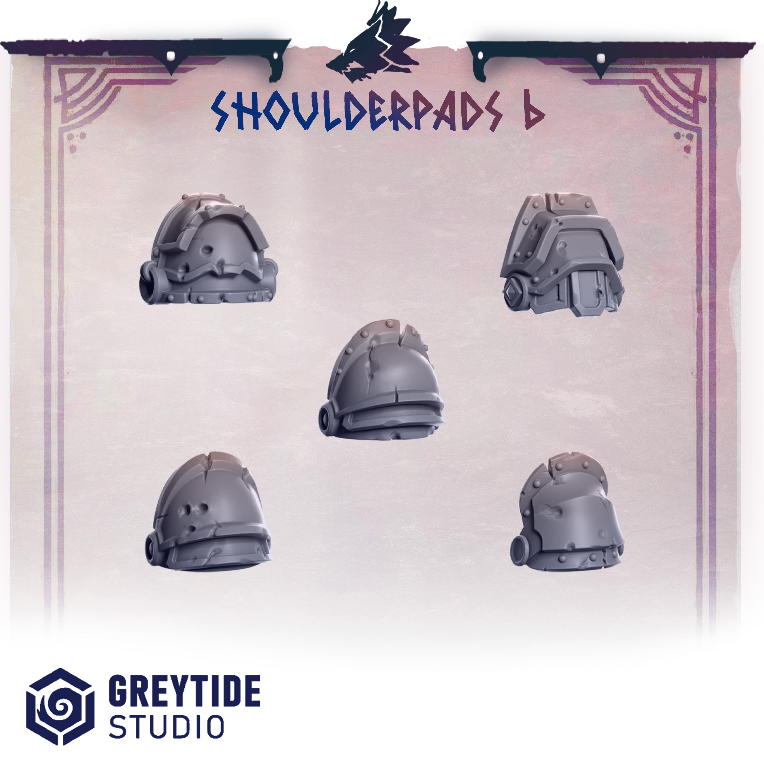 Primal Hounds Shoulder pads - Set 6 (5 Pieces)