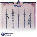 Primal Hounds Spears (5 Pieces) – 3D printed weapons for 40k miniatures, New Zealand