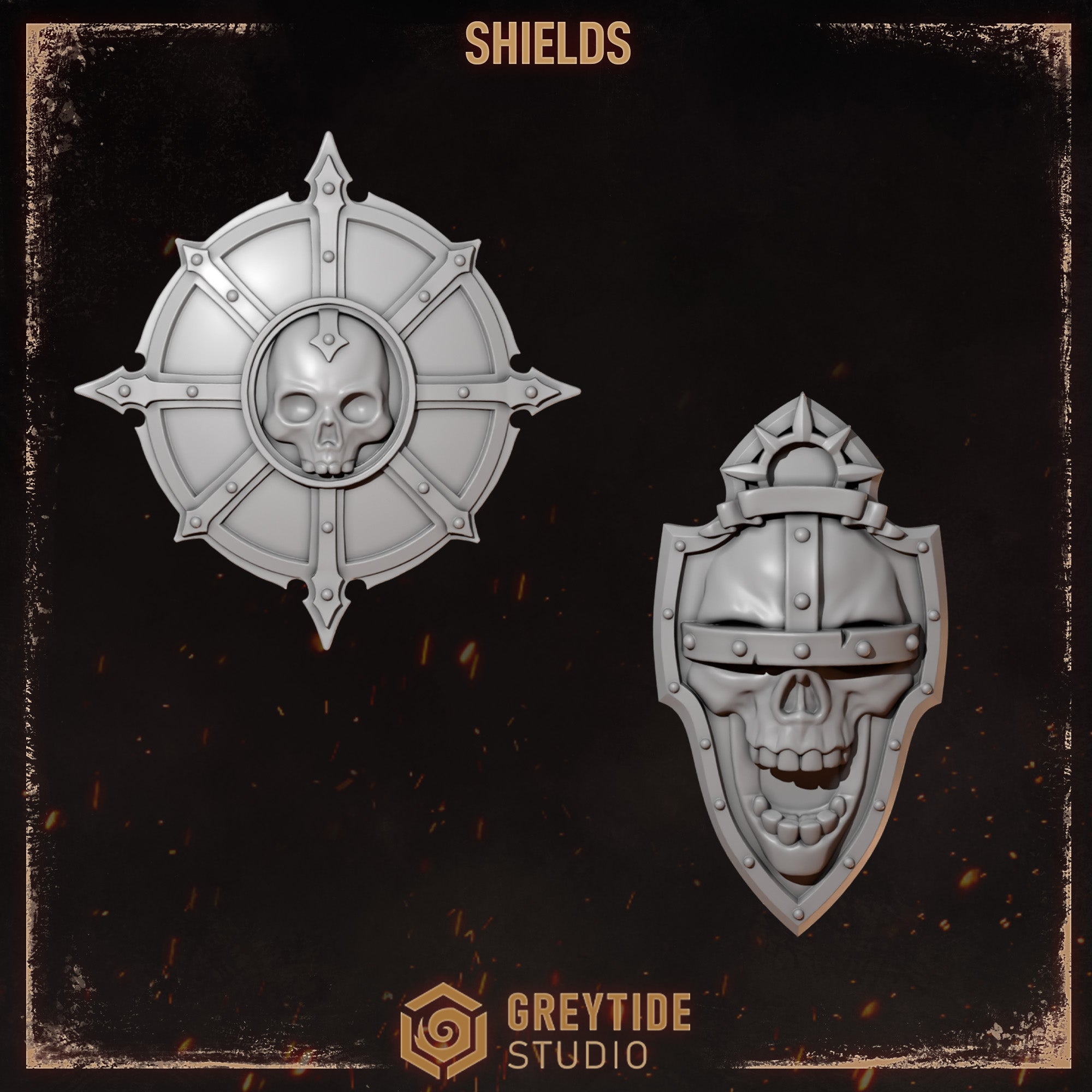 Cursed Company Shields (2 Pieces)