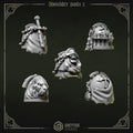 Eternal Pilgrims Shoulder Pads - Set 2 (5 Pieces) – 3D printed shoulder pads for 40k miniatures, New Zealand