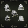 Eternal Pilgrims Shoulder Pads - Set 3 (5 Pieces) – 3D printed shoulder pads for 40k miniatures, New Zealand