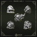 Eternal Pilgrims Shoulder Pads - Set 4 (5 Pieces) – 3D printed shoulder pads for 40k miniatures, New Zealand