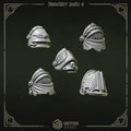 Eternal Pilgrims Shoulder Pads - Set 7 (5 Pieces) – 3D printed shoulder pads for 40k miniatures, New Zealand