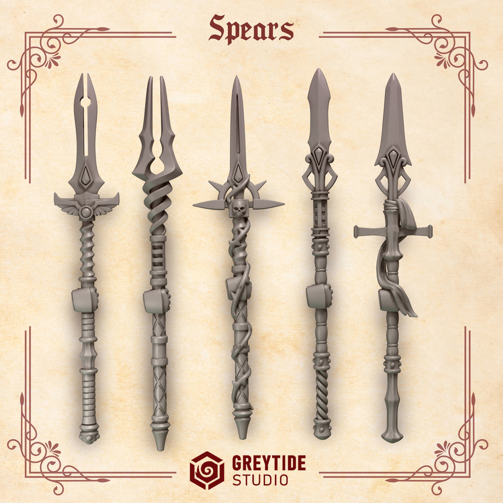 Crimson Lords Spears (5 Pieces)