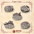 Crimson Lords Base Toppers - 32mm (5 Pieces)