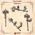 Crimson Lords Two Handed Hammers (4 Pieces)