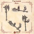 Crimson Lords Two Handed Axes (4 Pieces)