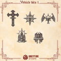 Crimson Lords Vehicle bits - Set 1 (5 Pieces)